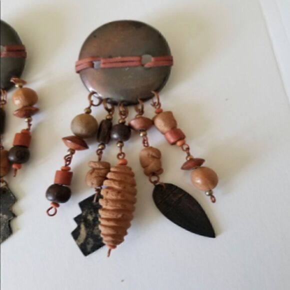 Earrings boohoo terracotta south west - Picture 4 of 11